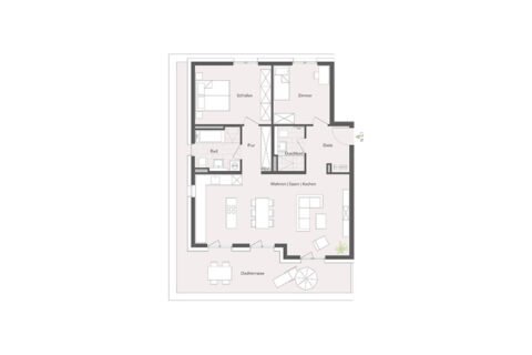 3-Zimmer-Penthaus