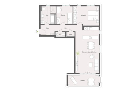 3-Zimmer-Wohnung