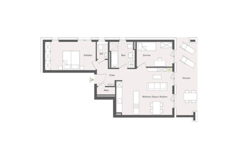 3-Zimmer-Wohnung