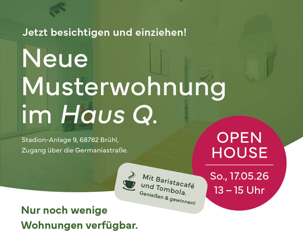 Neue Musterwohnung im Haus Q